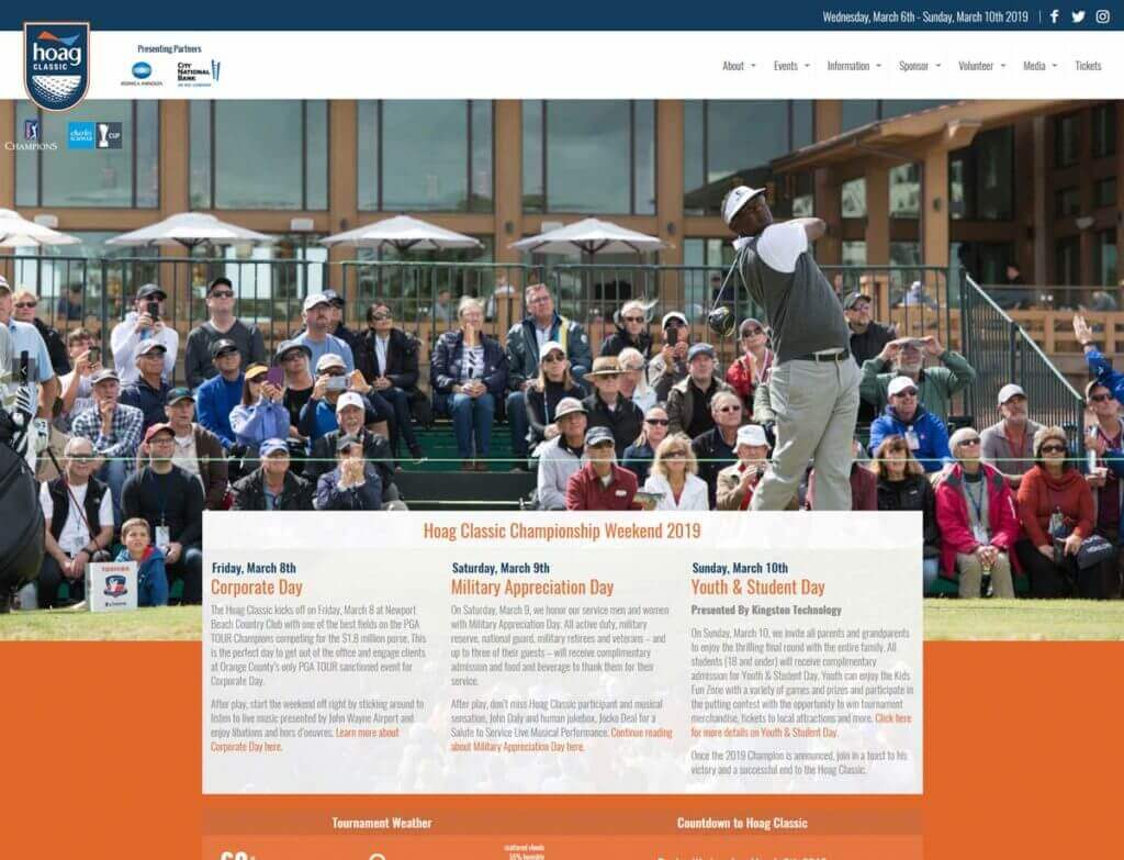 Hoag Classic Golf Tournament Rhino Web Group